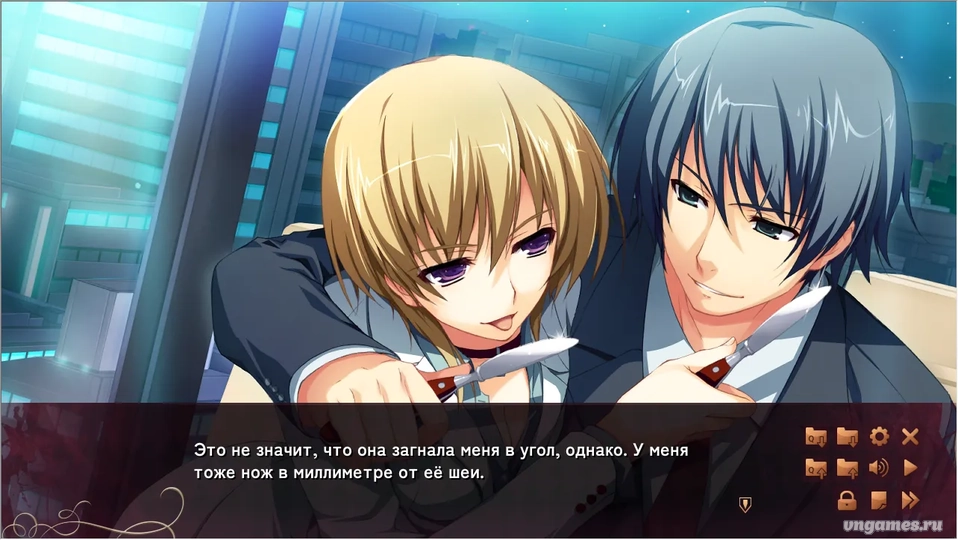 Скриншот игры Akatsuki no Goei ~Tsumibukaki Shuumatsuron~ №5