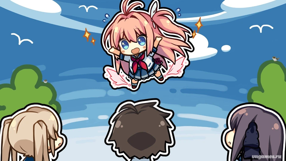 Скриншот игры Ao no Kanata no Four Rhythm №2